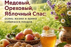 От мёда и яблок к духовному урожаю